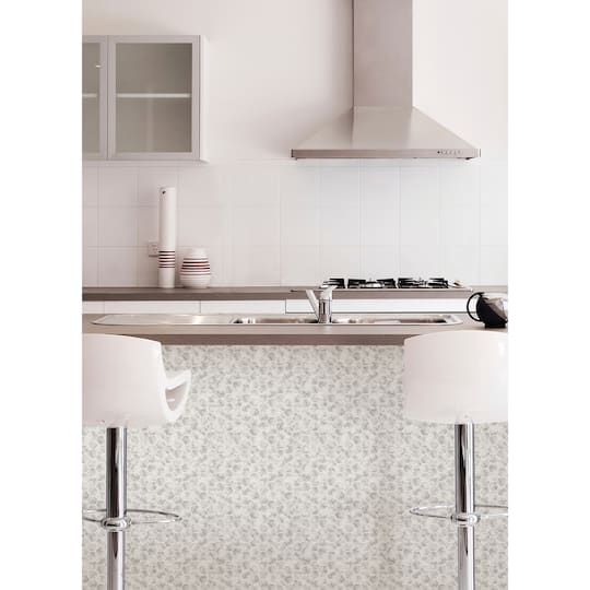 InHome Hexagon Marble Peel & Stick Backsplash Tiles